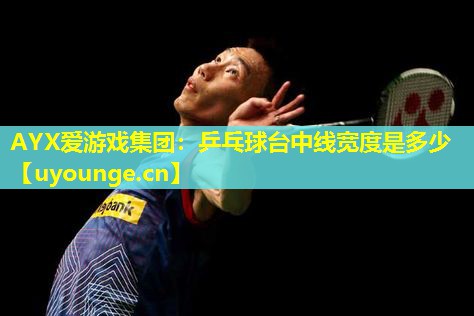 AYX爱游戏集团：乒乓球台中线宽度是多少