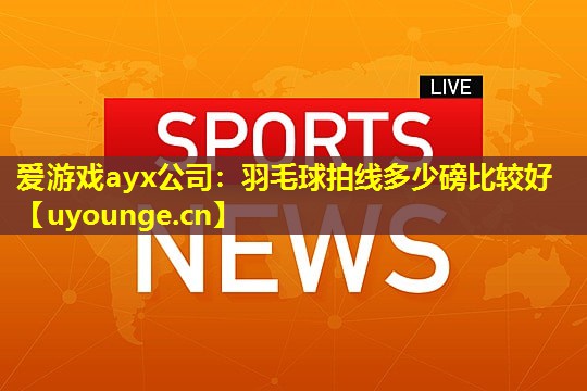 爱游戏ayx公司：羽毛球拍线多少磅比较好